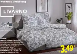 Lidl LIVARNO Mikrofaser-Satin-Bettwäsche Angebot