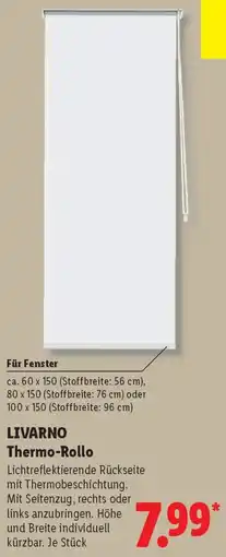 Lidl LIVARNO Thermo-Rollo Angebot