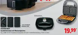 Lidl SILVERCREST Sandwichmaker mit Wechselplatten Angebot