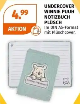 Müller UNDERCOVER WINNIE PUUH NOTIZBUCH PLÜSCH Angebot