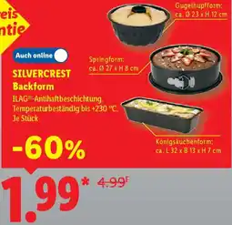 Lidl SILVERCREST Backform Angebot