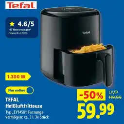 Lidl TEFAL Heißluftfritteuse Angebot