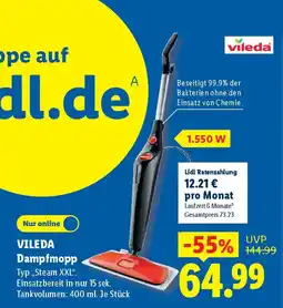 Lidl VILEDA Dampfmopp Angebot