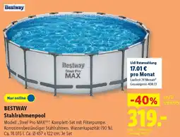 Lidl BESTWAY Stahlrahmenpool Angebot