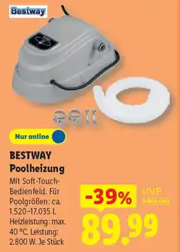 Lidl BESTWAY Poolheizung Angebot