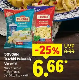 Lidl DOVGAN Taschki Pelmeni/ Vareniki Angebot