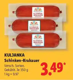 Lidl KULJANKA Schinken-Krakauer Angebot