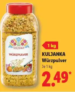Lidl KULJANKA Würzpulver Angebot