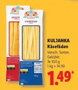 Lidl KULJANKA Käsefäden Angebot