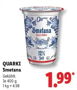 Lidl QUARKI Smetana Angebot