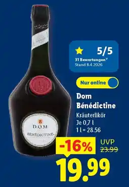 Lidl Dom Bénédictine Angebot
