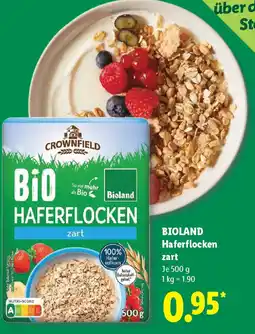 Lidl BIOLAND Haferflocken zart Angebot