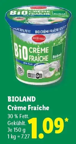 Lidl BIOLAND Crème Fraîche Angebot