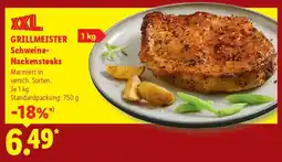 Lidl GRILLMEISTER Schweine- Nackensteaks Angebot