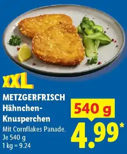 Lidl METZGERFRISCH Hähnchen- Knusperchen Angebot