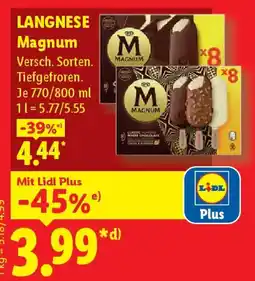 Lidl LANGNESE Magnum Angebot