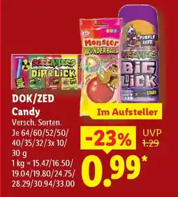 Lidl DOK/ZED Candy Angebot