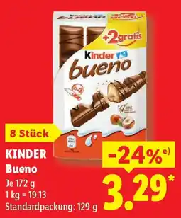 Lidl KINDER Bueno Angebot
