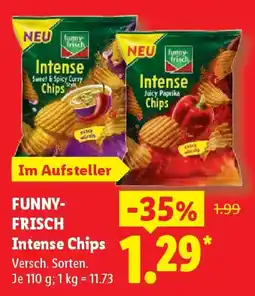 Lidl FUNNY- FRISCH Intense Chips Angebot