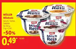 Lidl MÜLLER Milchreis Angebot