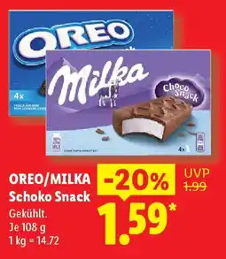 Lidl OREO/MILKA Schoko Snack Angebot