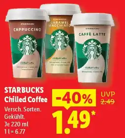 Lidl STARBUCKS Chilled Coffee Angebot