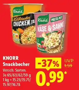 Lidl KNORR Snackbecher Angebot