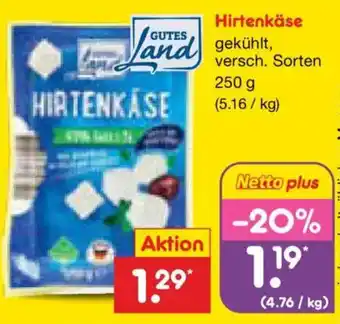 GUTES Land Hirtenkäse