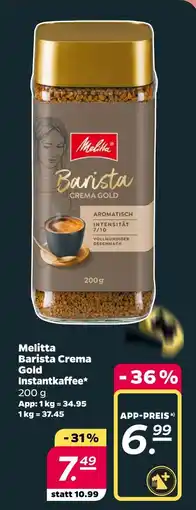 NETTO Melitta barista crema gold instantka!ee Angebot