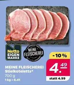 NETTO Netto eigenmarke meine fleischerei stielkoteletts Angebot