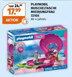 Müller PLAYMOBIL MUSCHELTASCHE MEERJUNGFRAU 72105 Angebot