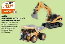 Müller AMEWI MINI KIPPER METALL ODER MINI BAGGER METALL Angebot