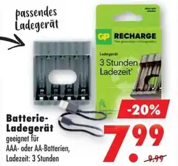 Mäc Geiz GP RECHARGE Batterie- Ladegerät Angebot