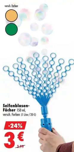 Mäc Geiz Seifenblasen- Fächer Angebot