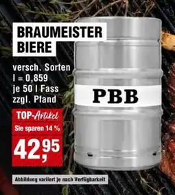 Handelshof BRAUMEISTER BIERE Angebot