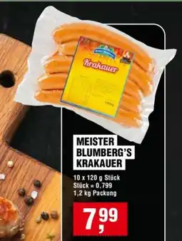 Handelshof MEISTER BLUMBERG'S KRAKAUER Angebot