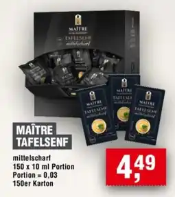 Handelshof MAITRE TAFELSENE Angebot