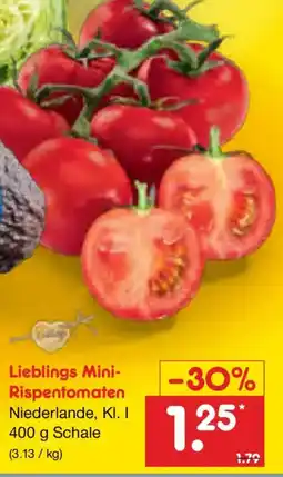 Netto Marken-Discount Lieblings Mini Rispentomaten Angebot
