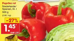 Netto Marken-Discount Paprika rot Angebot