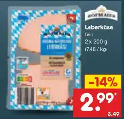 Netto Marken-Discount Leberkäse Angebot