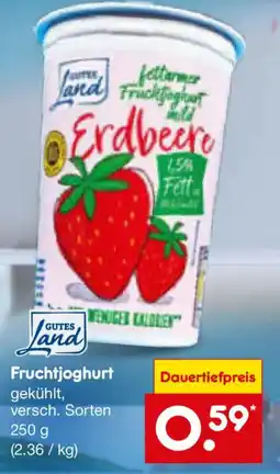 Netto Marken-Discount Gutes land Fruchtjoghurt Angebot