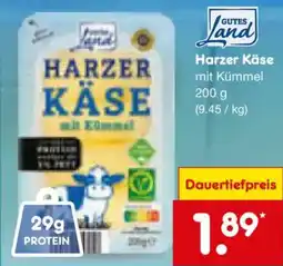 Netto Marken-Discount Gutes land Harzer Käse Angebot