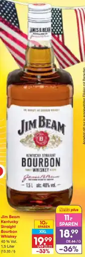 Netto Marken-Discount Jim Beam Kentucky Straight Bourbon Angebot