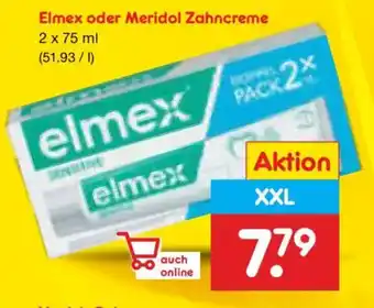Netto Marken-Discount Elmex oder Meridol Zahncreme Angebot