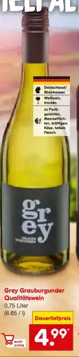 Netto Marken-Discount Grey Grauburgunder Qualitätswein Angebot