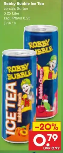 Netto Marken-Discount Robby Bubble Ice Tea Angebot