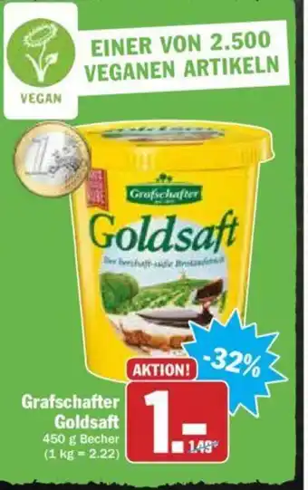 Hit Grafschafter Goldsaft 450g Becher Angebot