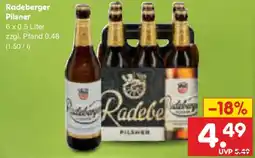 Netto Marken-Discount Radeberger Pilsner Angebot
