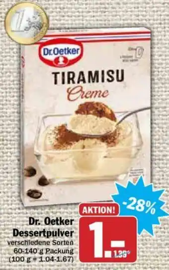 Hit Dr. Oetker Dessertpulver 60-140g Angebot