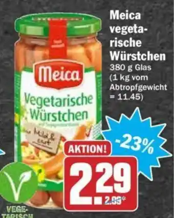 Hit Meica Vegetarische Würstchen 380g Angebot